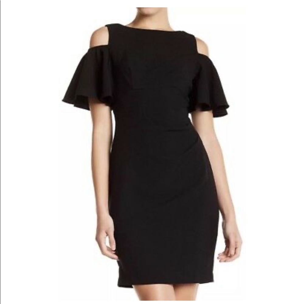 NWT Eliza J Black Cocktail Dress